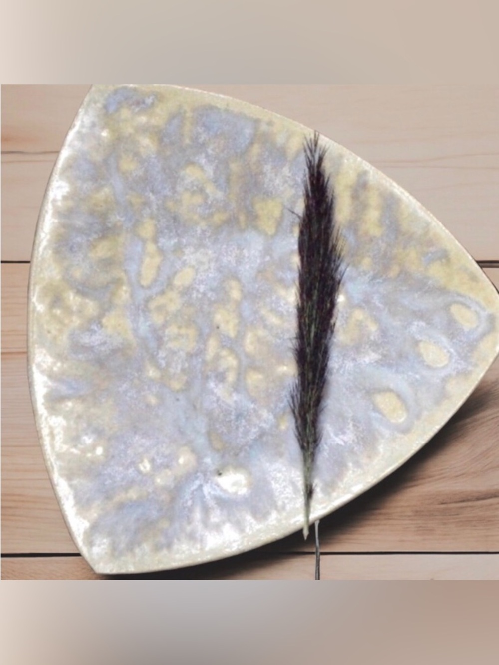 ❤️ Handmade food safe ceramic decorative serving plate tray